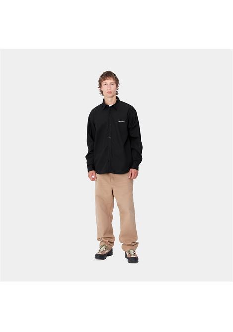 camicia module script uomo nera in poliestere CARHARTT WIP | I0337680D2.01